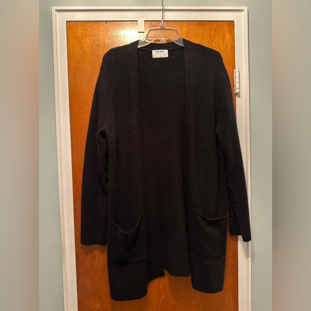 Old Navy Women's Black Cardigan Sweater